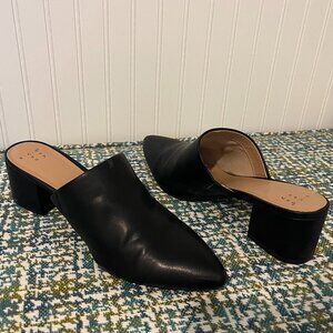A New Day - Bianca Black Mule Size 8.5